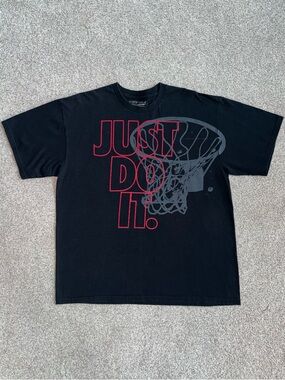 Nike Men’s Black “Just Do It” Graphic Tee - Large